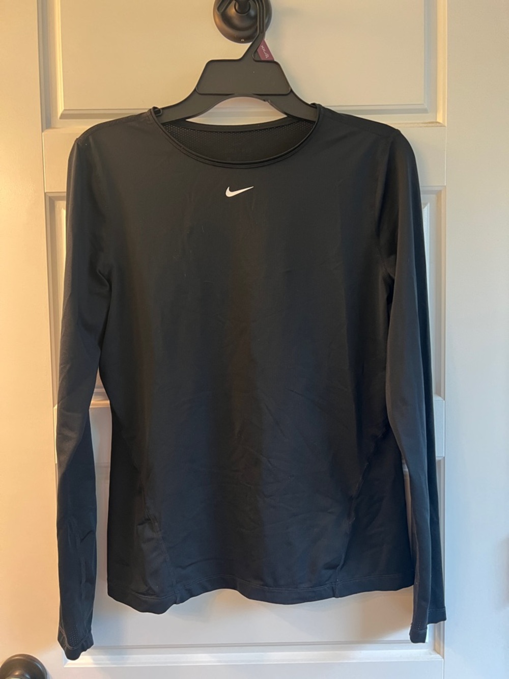 Nike Black Long-Sleeve dri-fit Top size M